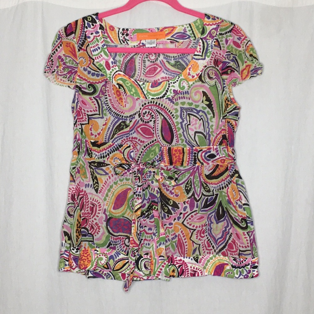 Cynthia Cynthia Steffe colorful patterned top